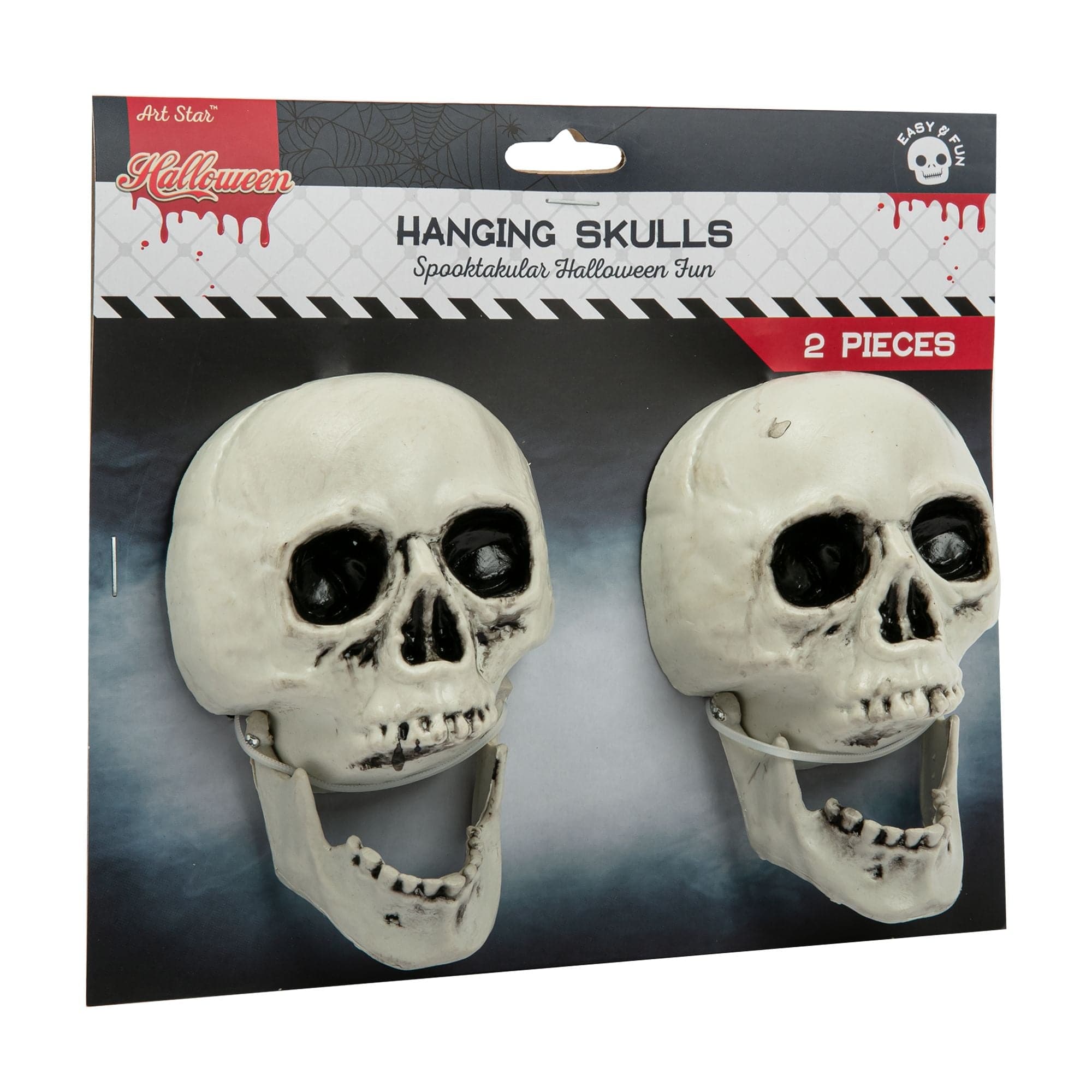 Image of Hanging Skulls 12.5cm 2pcs