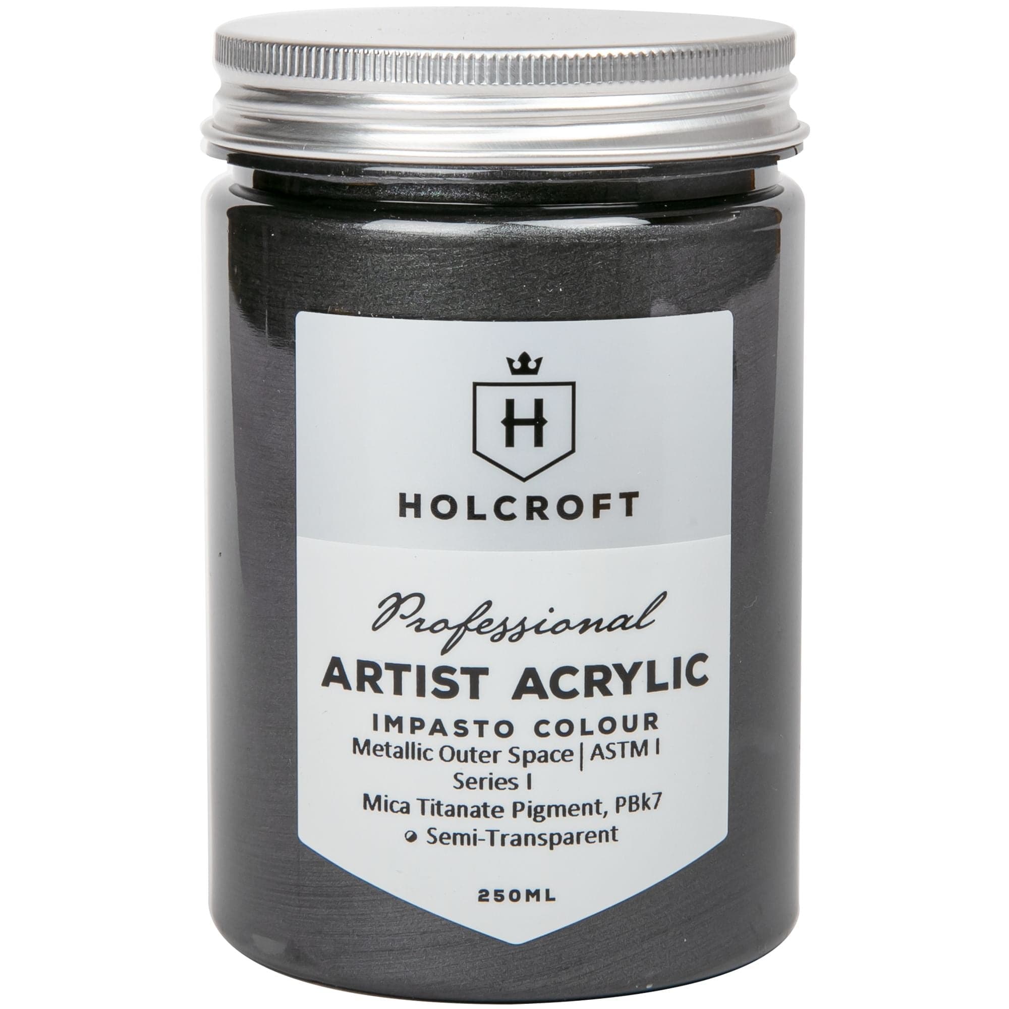 Image of Holcroft Professional Impasto Acrylic 250ml Series 1 Metallic Outer Space