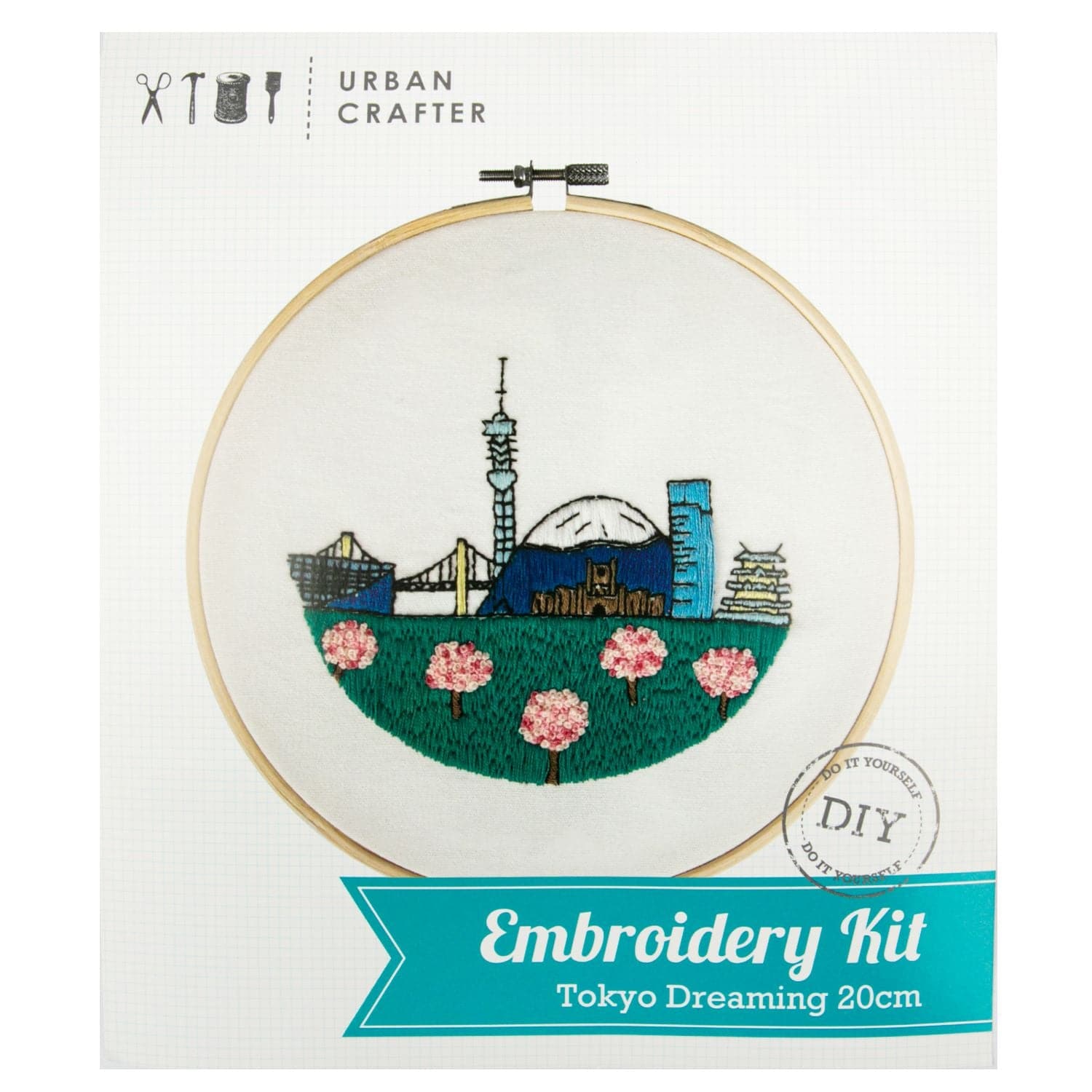 Image of Urban Crafter Embroidery Kit Tokyo Dreaming