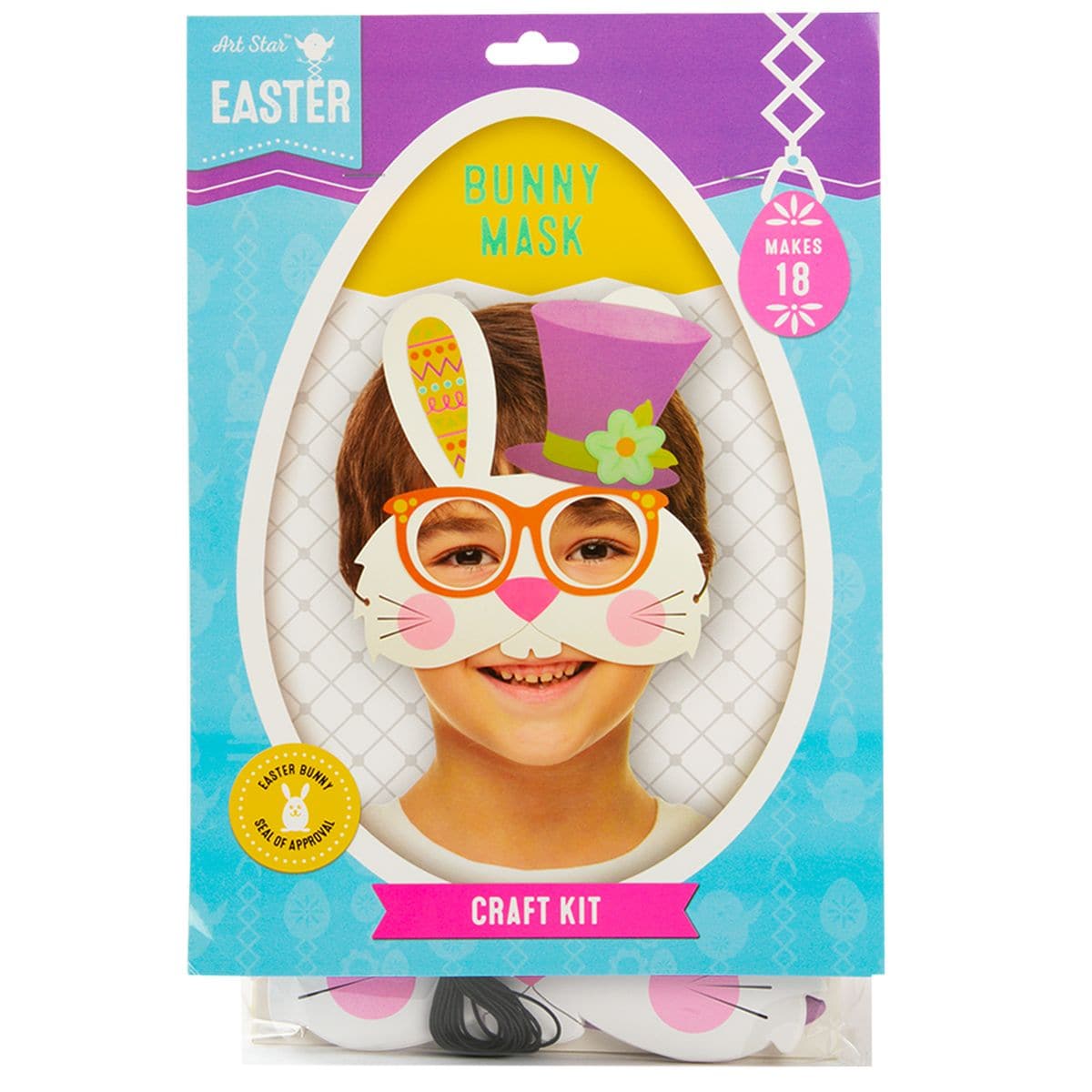 Image of Art Star Easter Bunny Mask Kit Makes 18