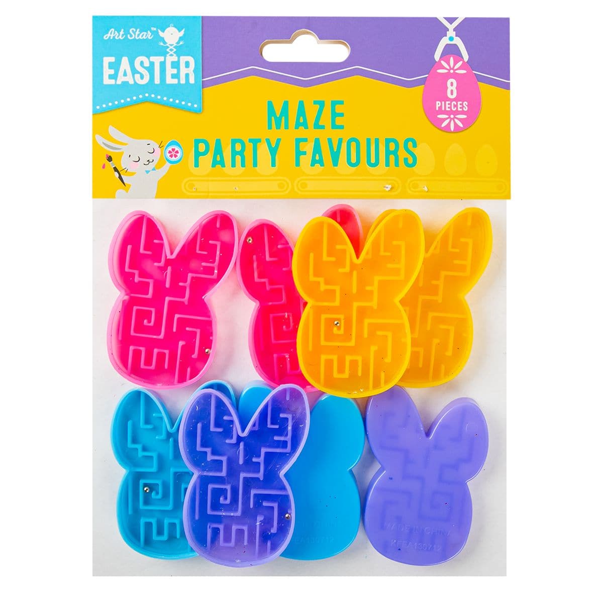 Image of Art Star Easter Maze Party Favours 8pc