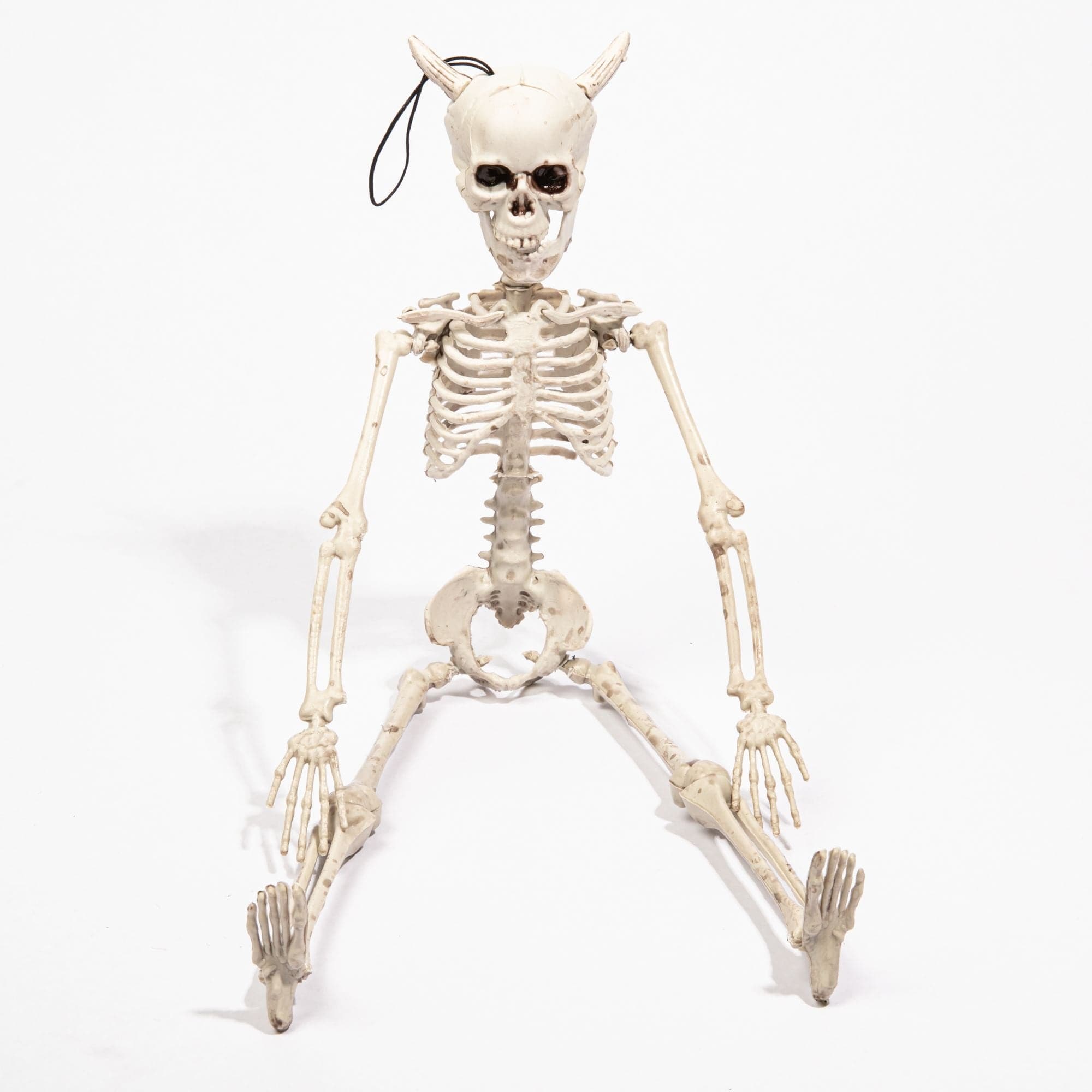 Image of Halloween Hanging Devil Skeleton 42cm