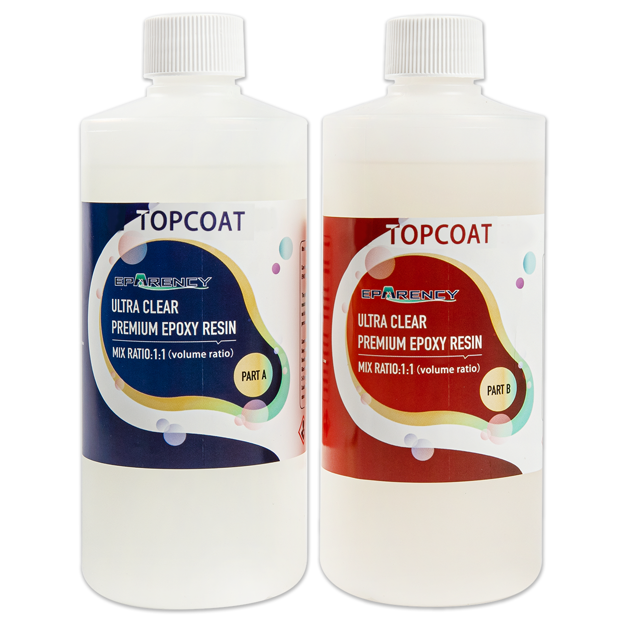 Image of Top Coat Ultra Hard Ultra Clear Epoxy Resin 500ml 1:1 by Volume