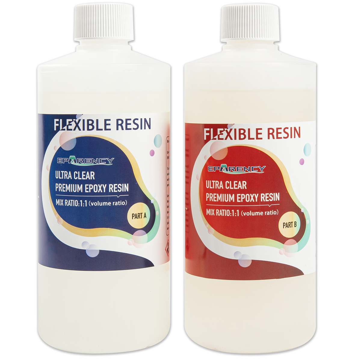 Image of Clear and Flexible Epoxy Resin 1000ml 1:1 by Volume