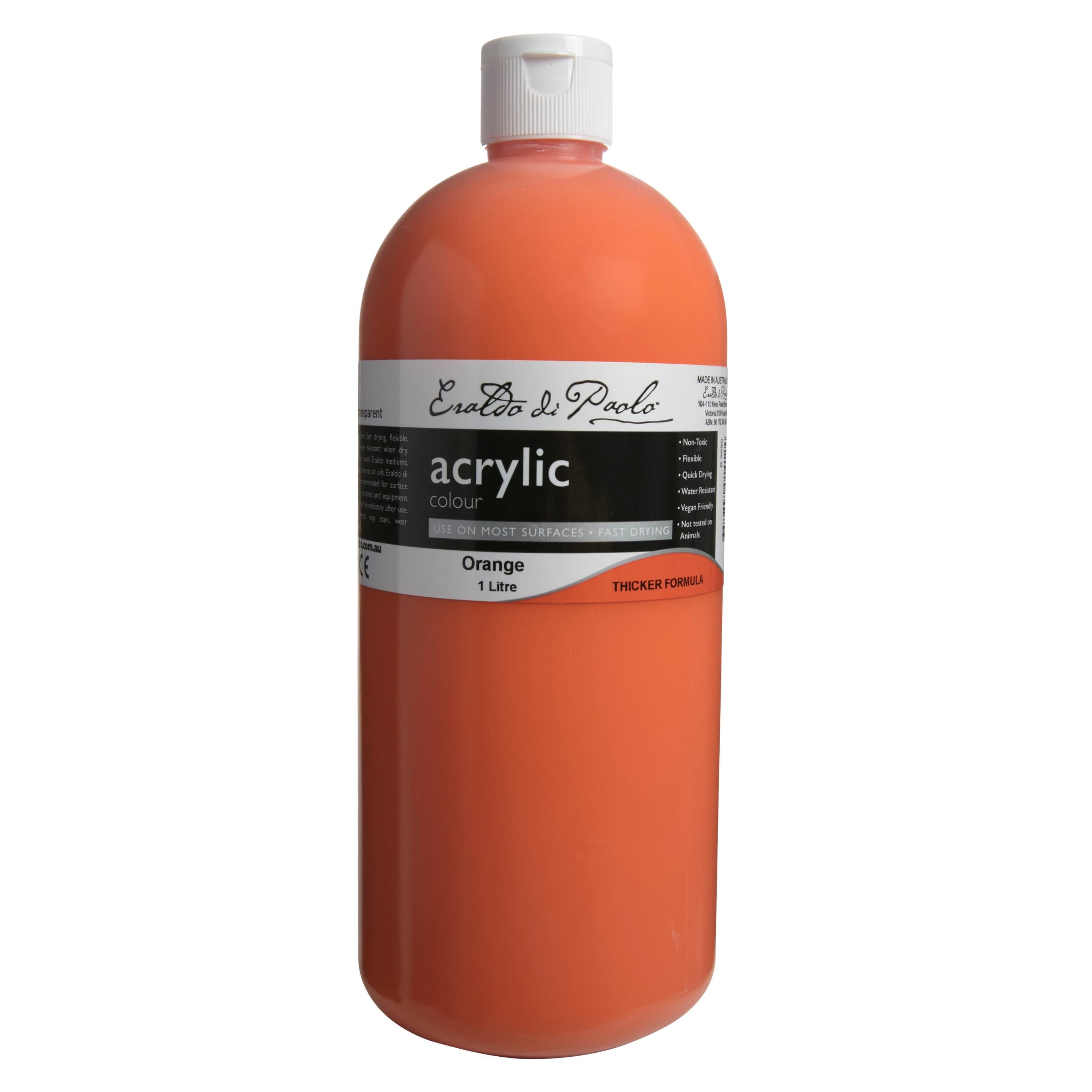 Image of Eraldo Acrylic Paint 1Lt Orange