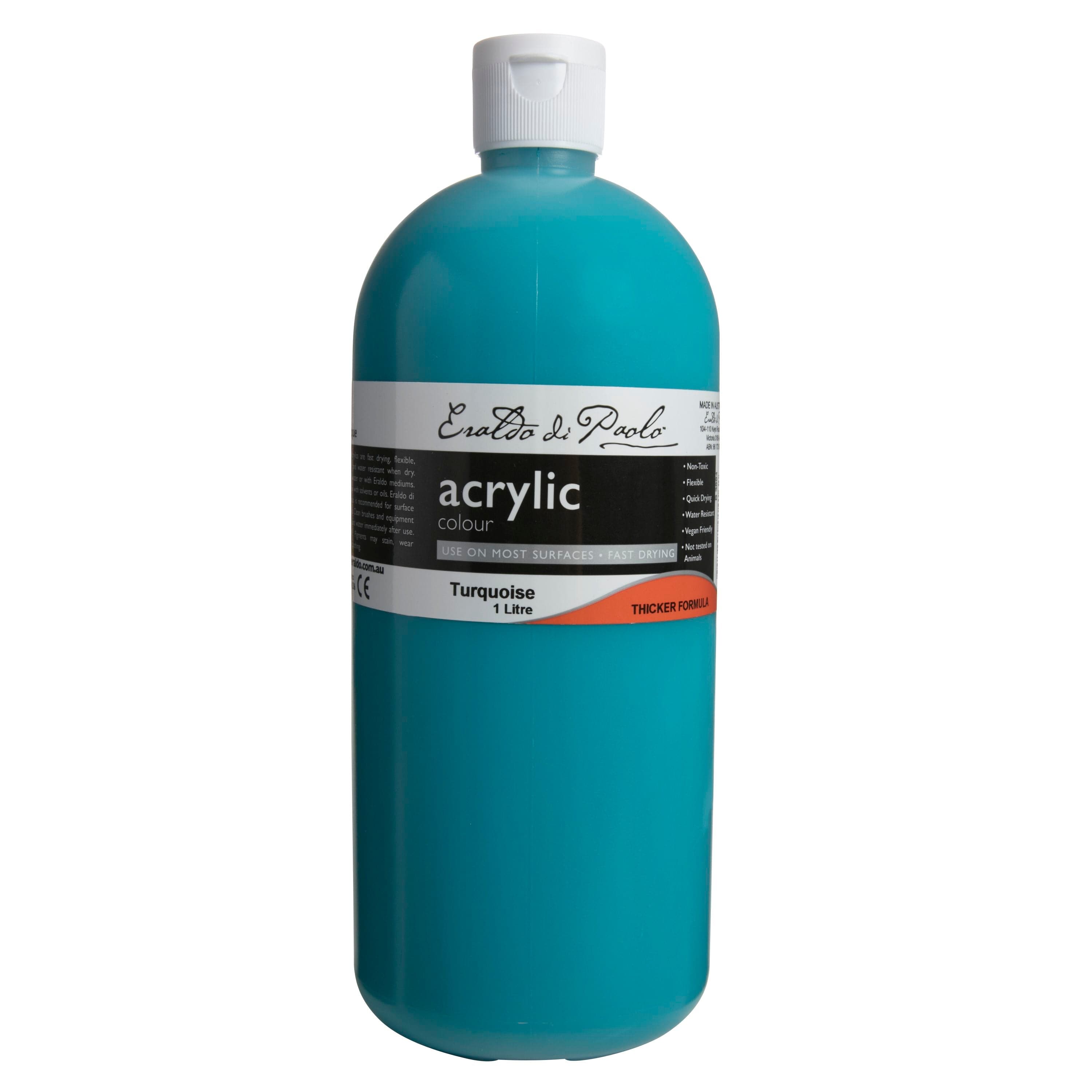 Image of Eraldo Acrylic Paint 1Lt Turquoise