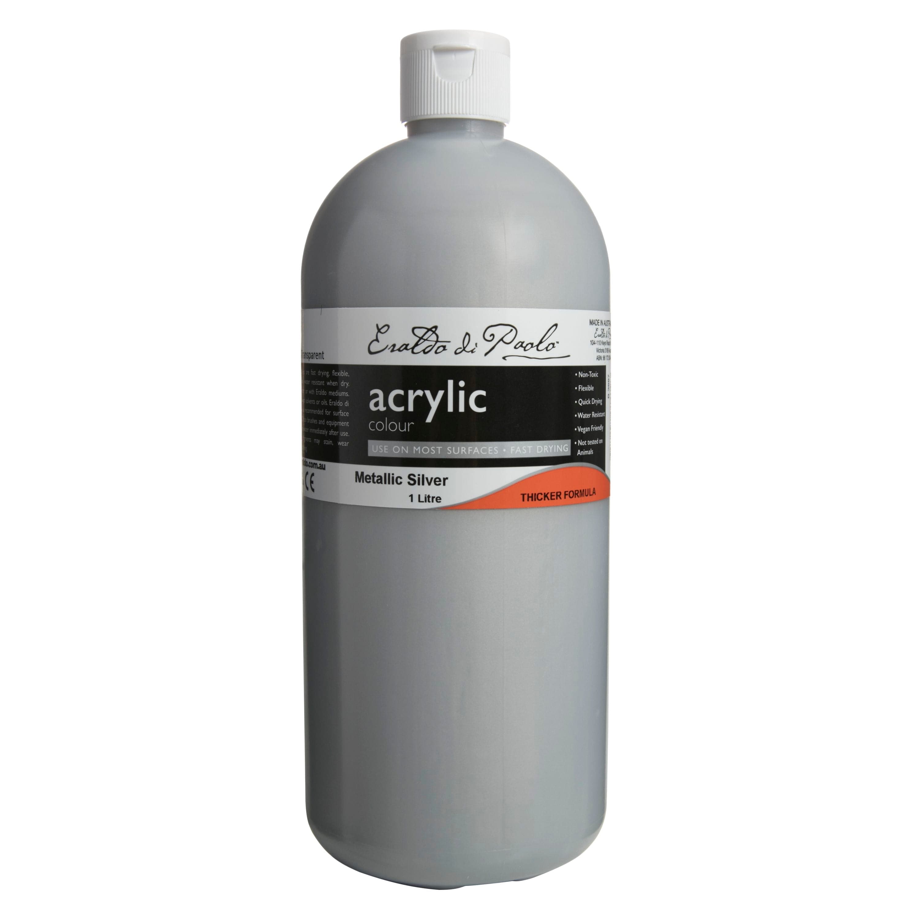 Image of Eraldo Acrylic Paint 1Lt Metallic Silver