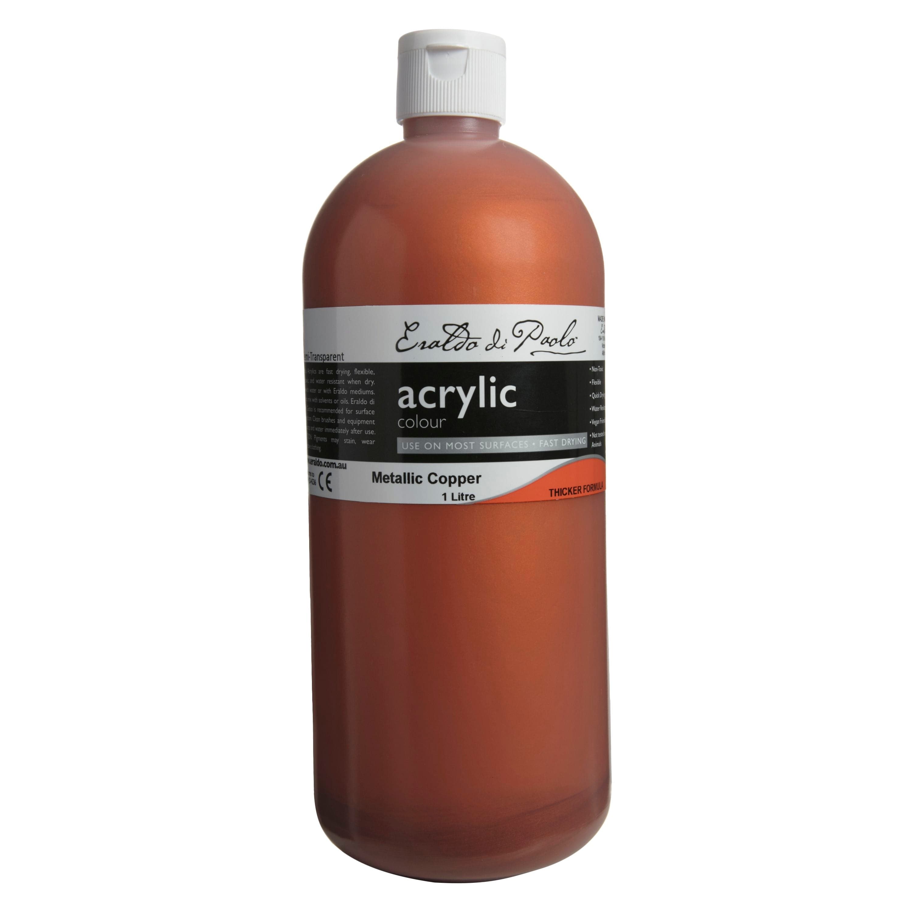 Image of Eraldo Acrylic Paint 1Lt Metallic Copper