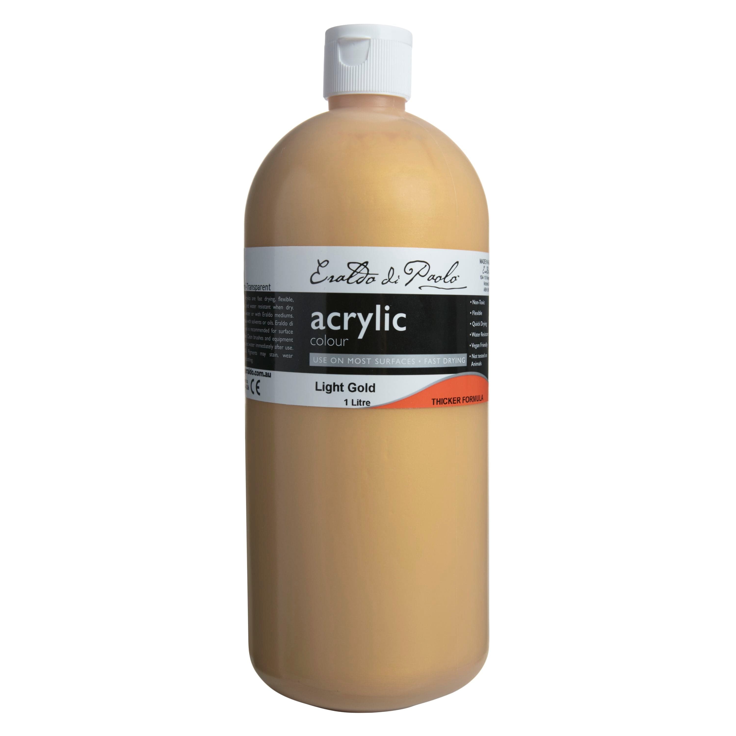 Image of Eraldo Acrylic Paint 1Lt - Light Gold