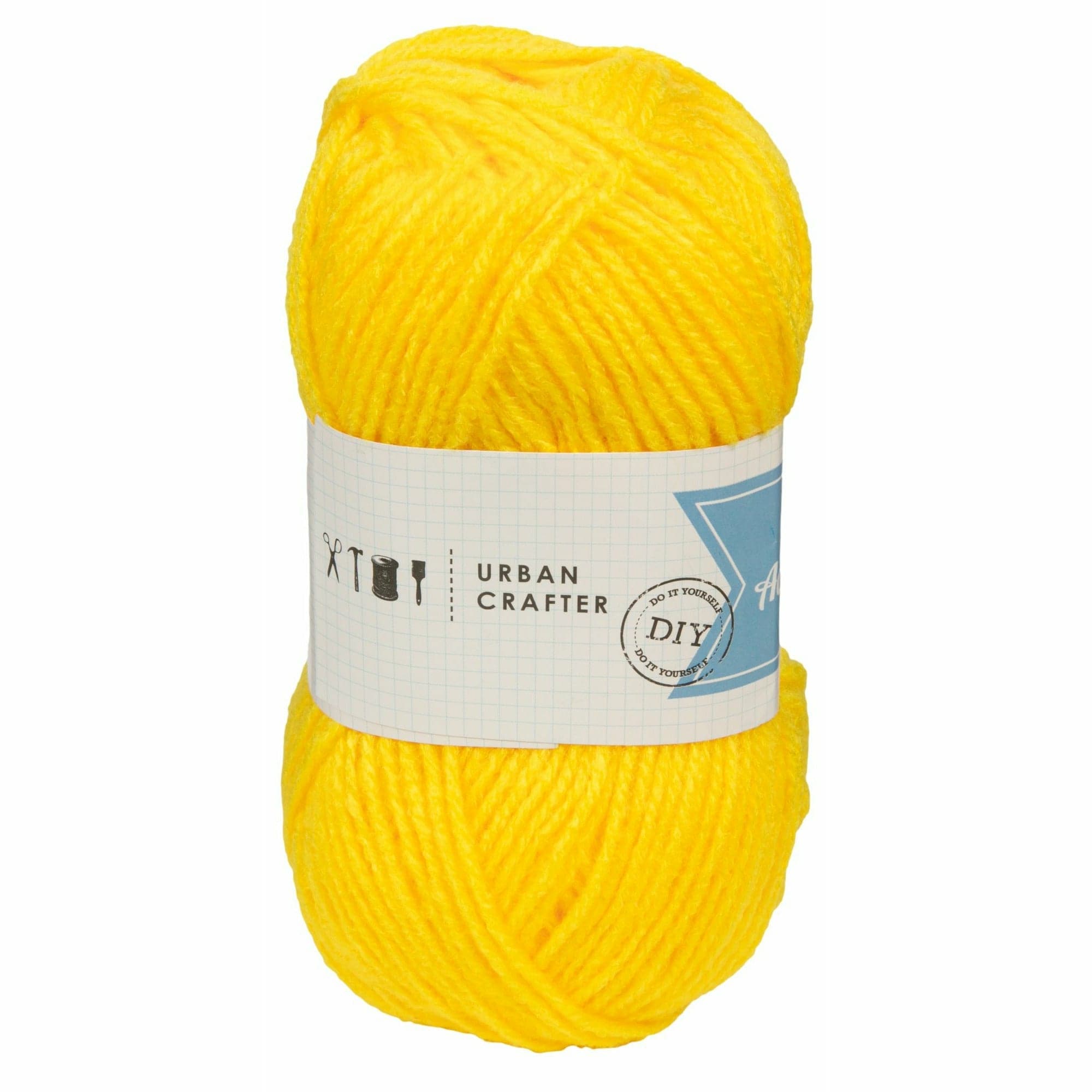 Image of Urban Crafter 100% Premium Acrylic Yarn-Golden Yellow, 8 Ply, 50g