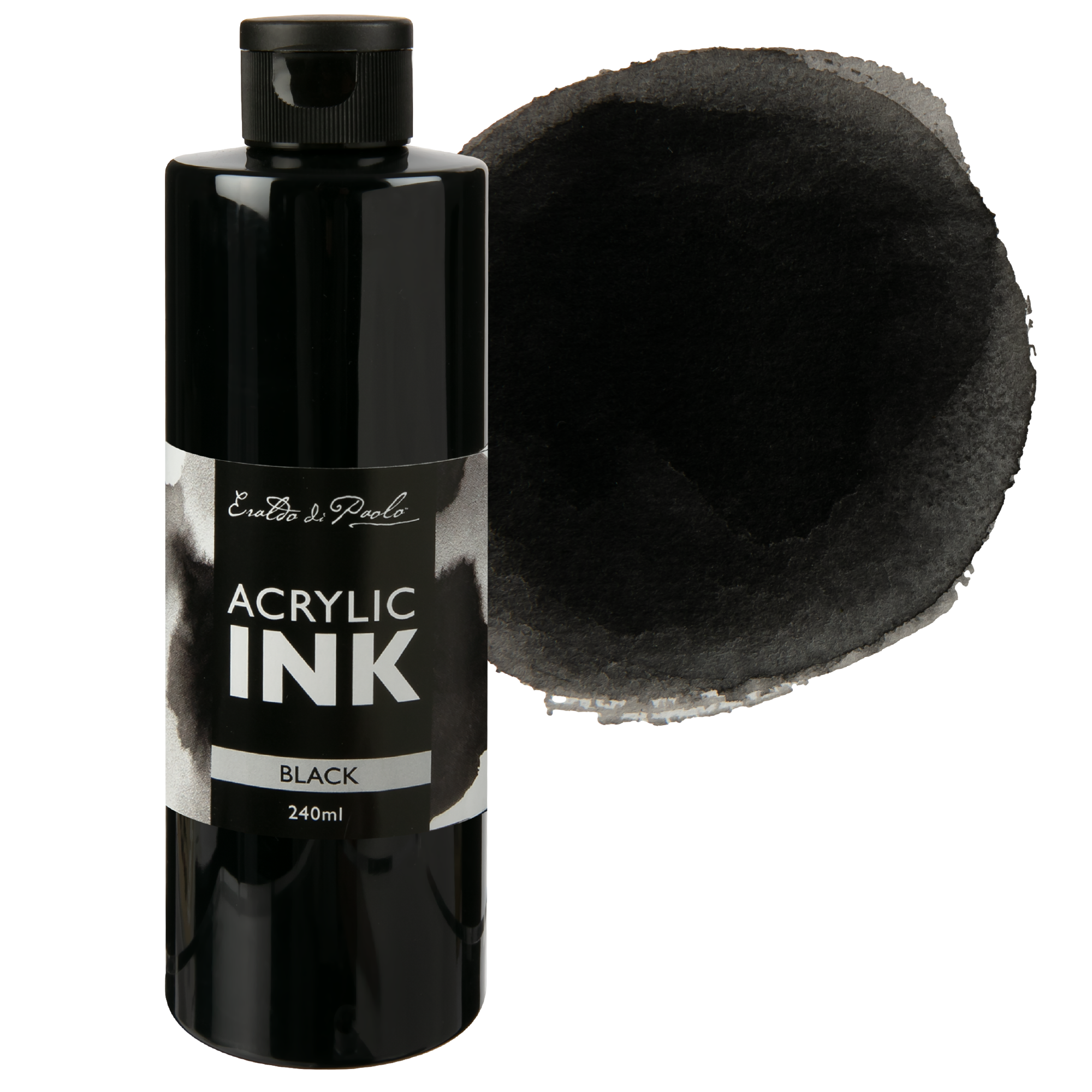 Image of Eraldo Di Paolo Acrylic Ink 240ml - Black