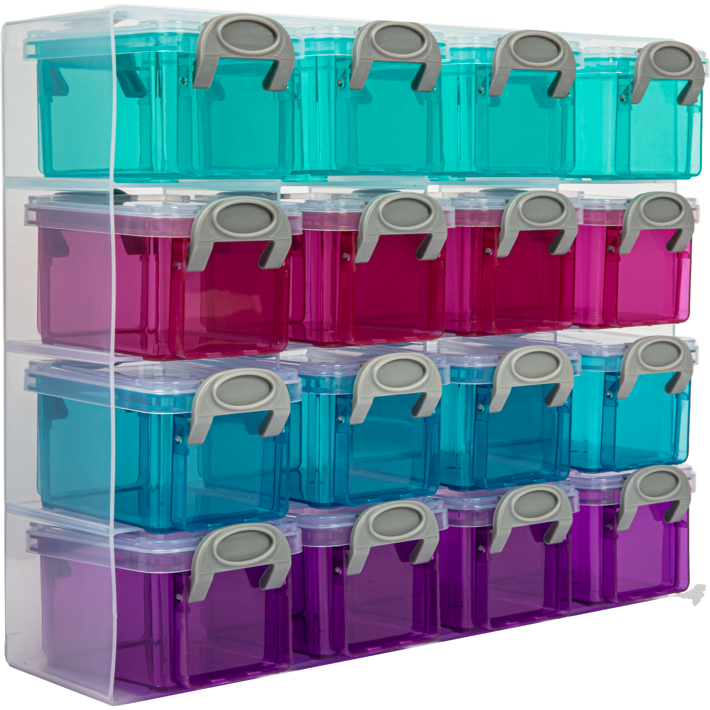 Image of Craftmate 16 piece Plastic Storage Box System 278 x 223 x 90mm