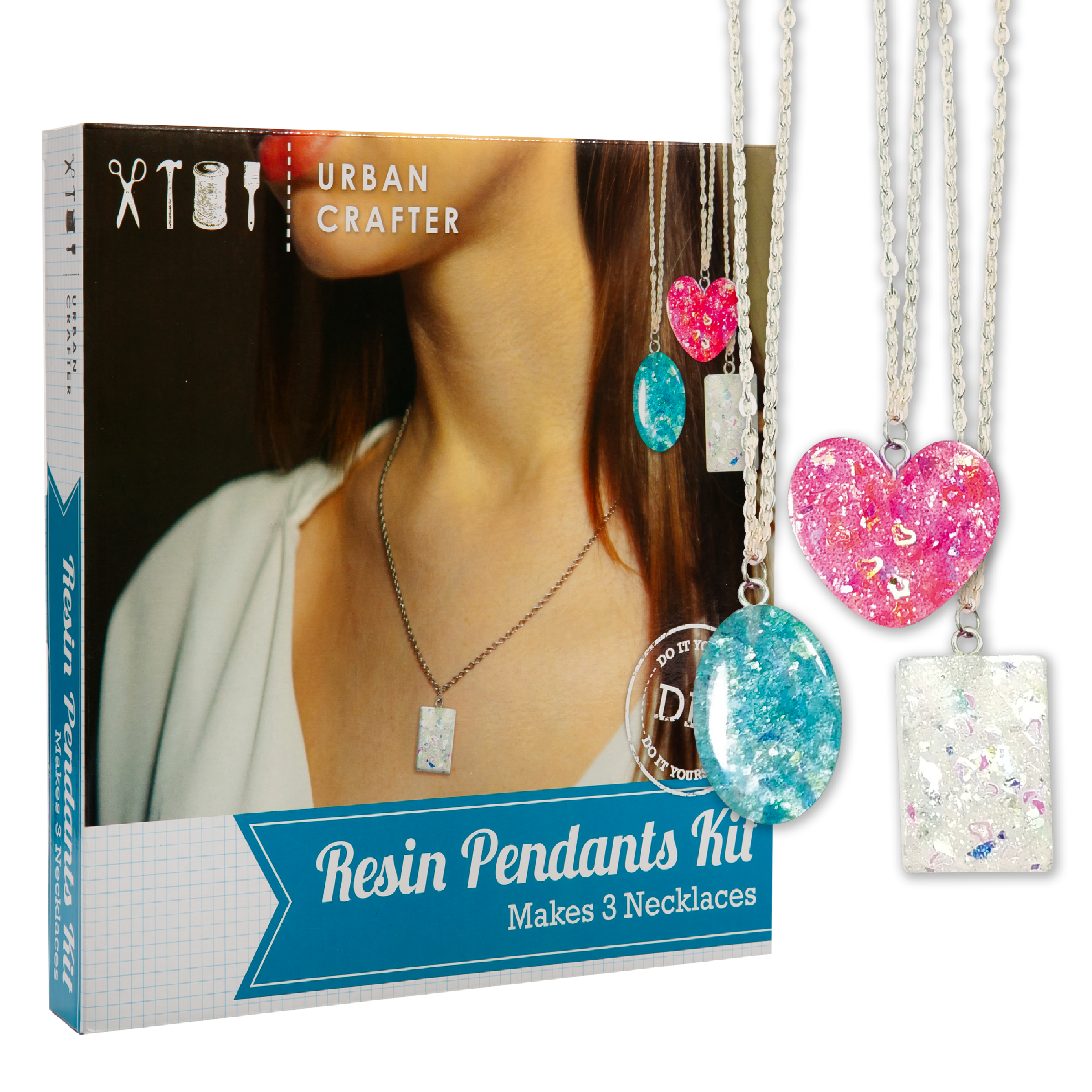 Image of Urban Crafter Make Your Own Resin Pendants Kit