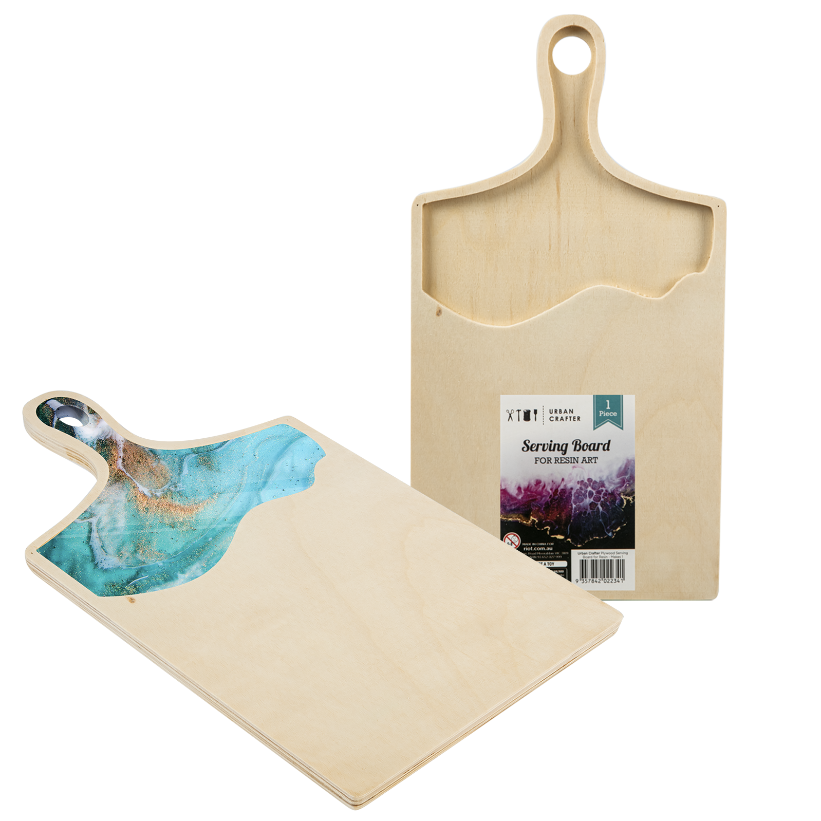 Image of Urban Crafter Plywood Serving Board for Resin 17.7 x 33 x 1.4cm