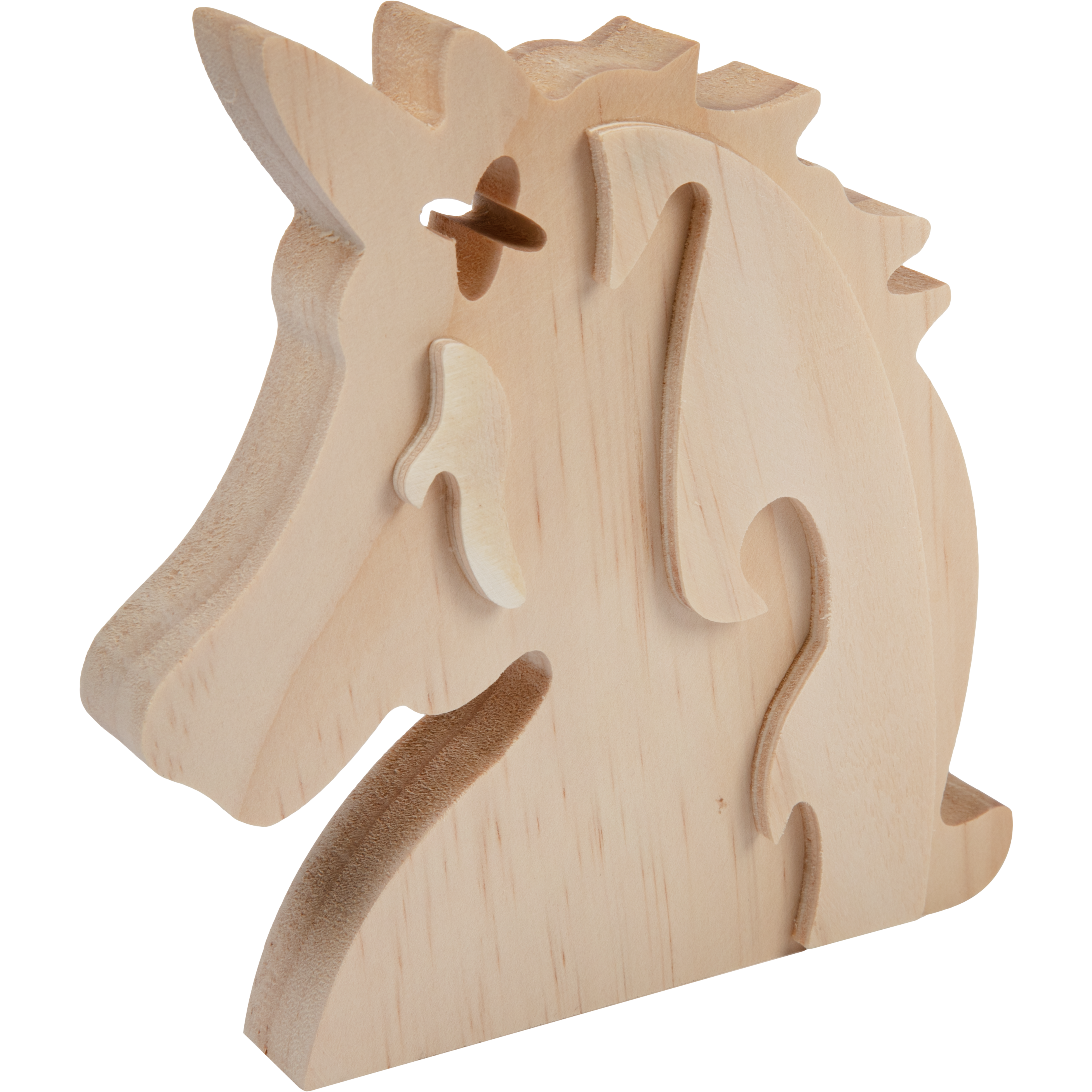 Image of Tim & Tess Pine Unicorn Head