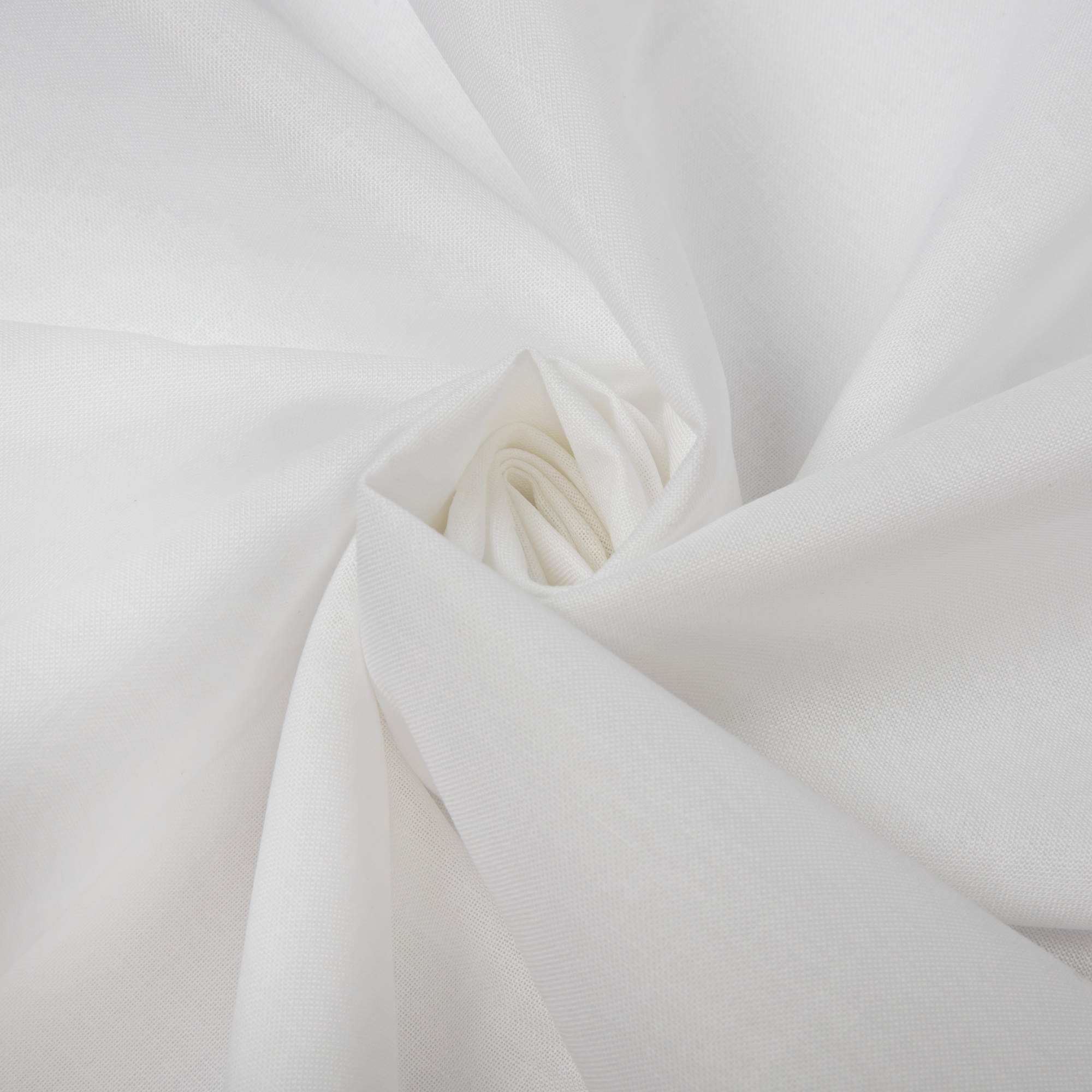 Image of Solid Colour Quilting and Craft Fabric-White 100% Cotton, 112cm X 2m, 140gsm (1 Piece)