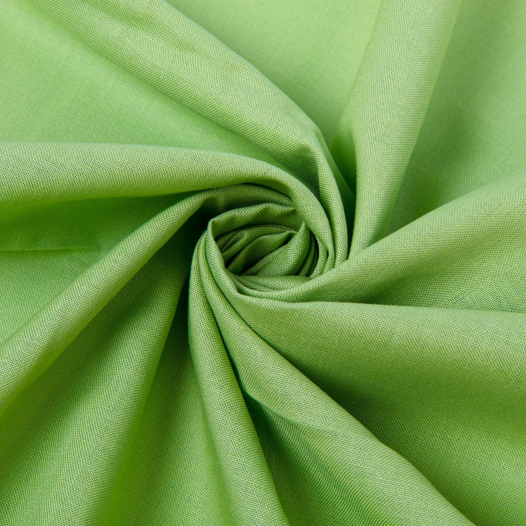 Image of Solid Colour Quilting and Craft Fabric-Lime Green 100% Cotton, 112cm X 2m, 140gsm (1 Piece)