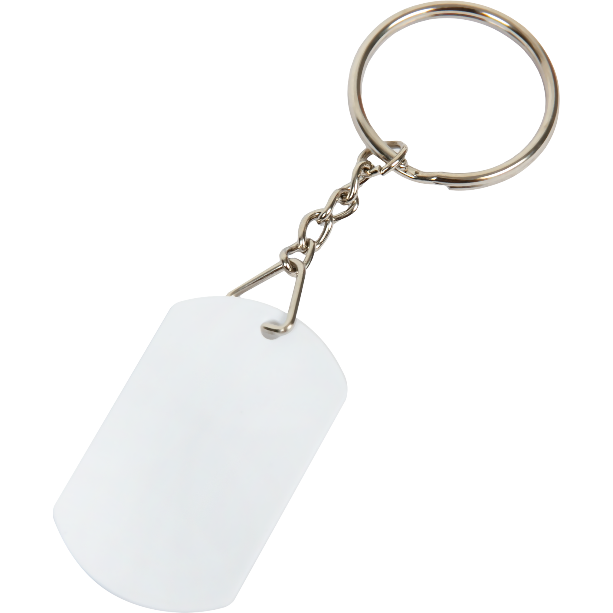 Image of Personalisable Plastic Dog Tag-Arc Shaped 27x45x2mm