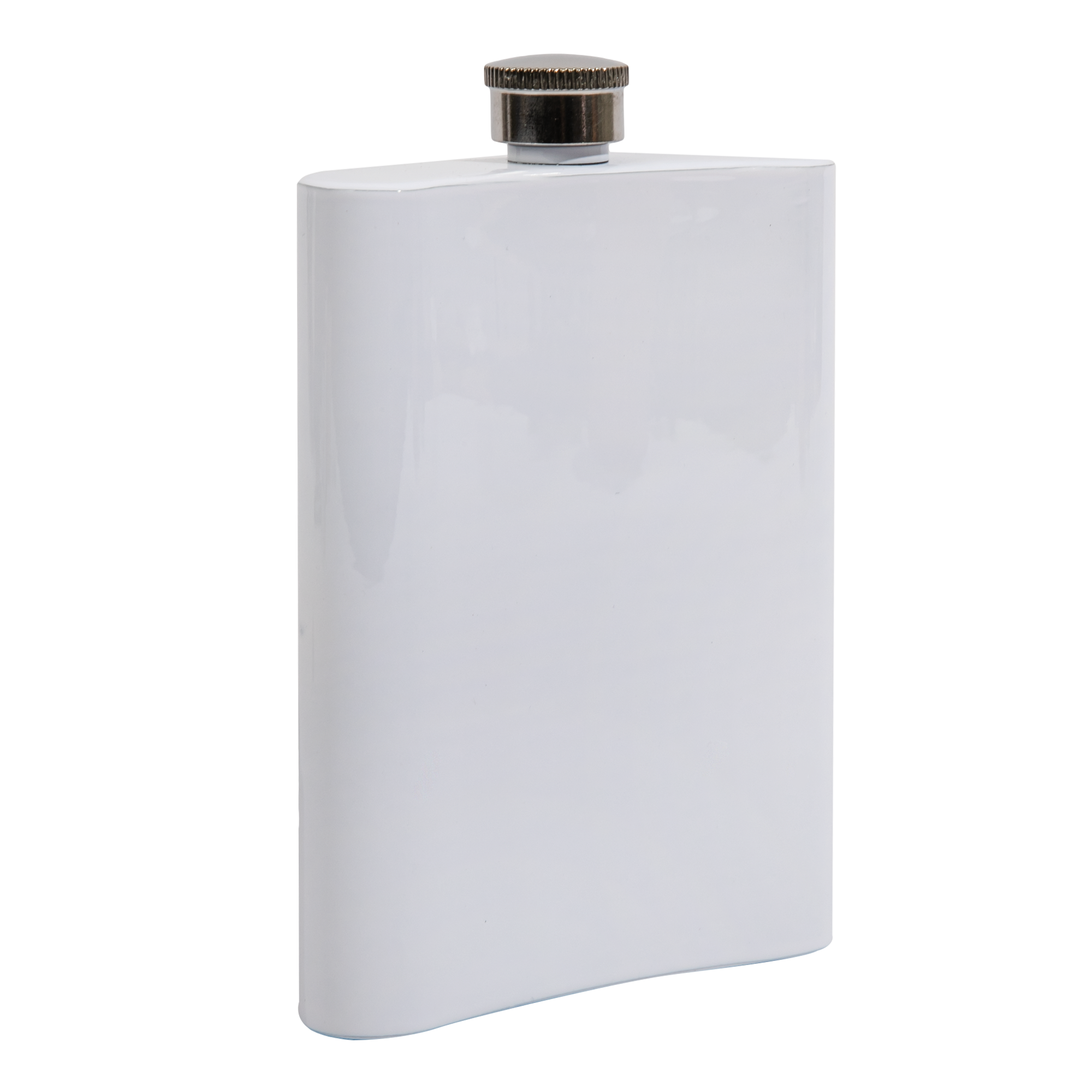 Image of Sublimation Stainless Steel Flask-White 8oz/236.6ml