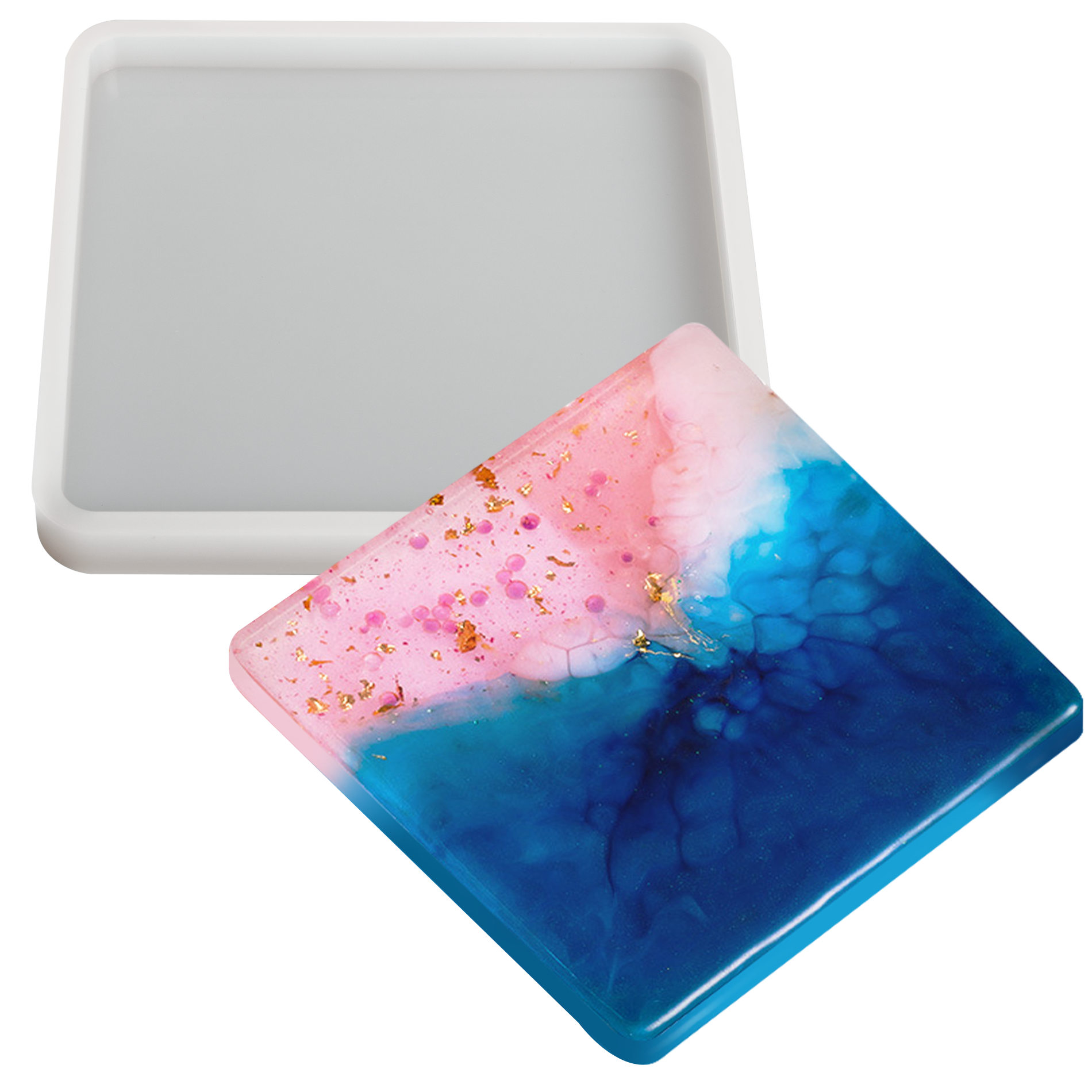 Image of Urban Crafter Silicone Square Mold coaster 11x11x1cm