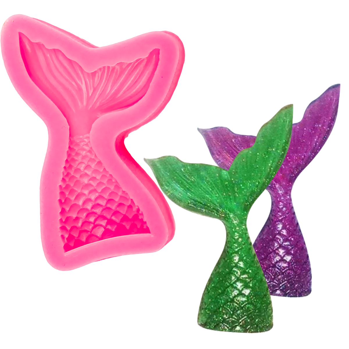 Image of Urban Crafter Mermaid Tail Silicone Mould-Large