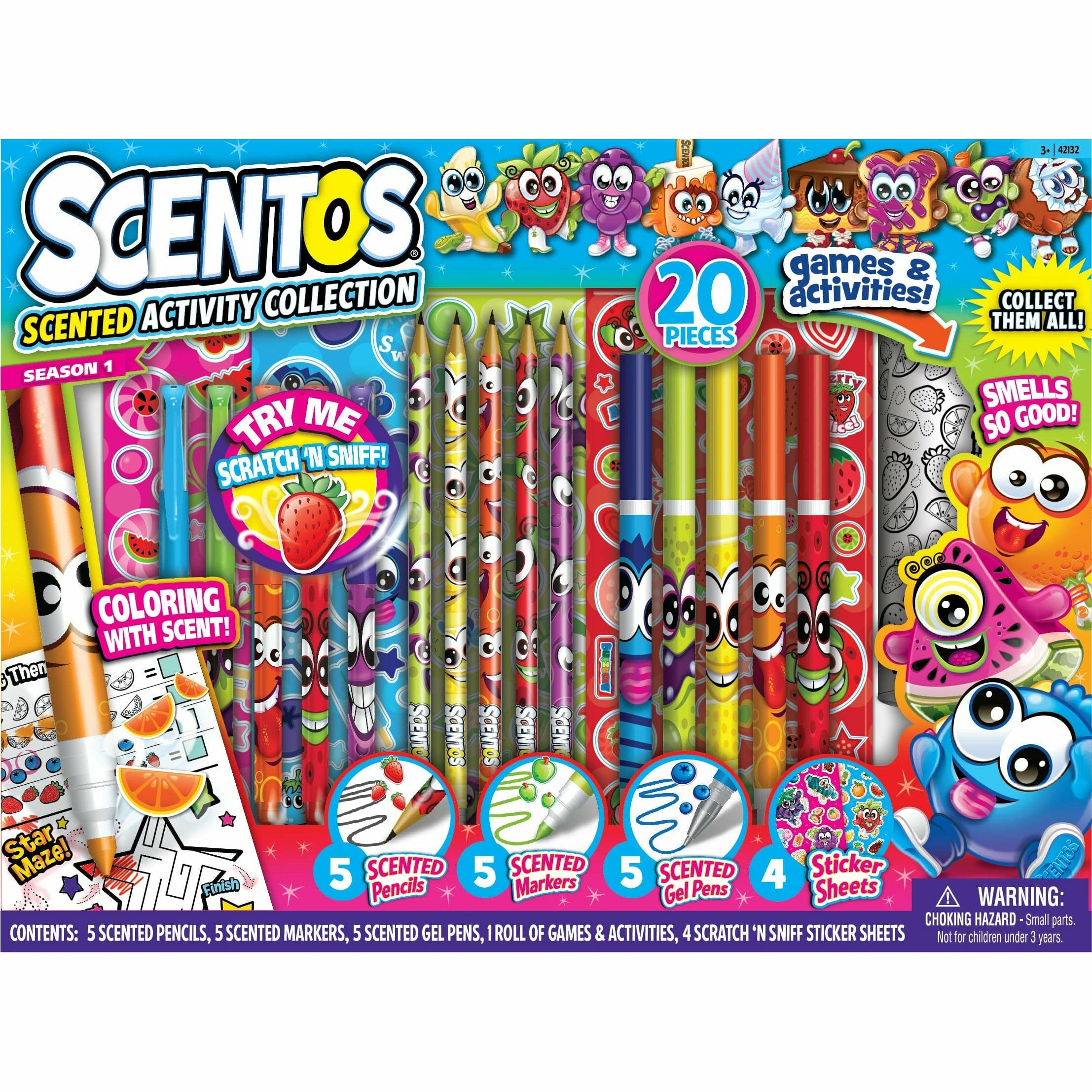 Image of Scentos 20-Piece Activity Station Set