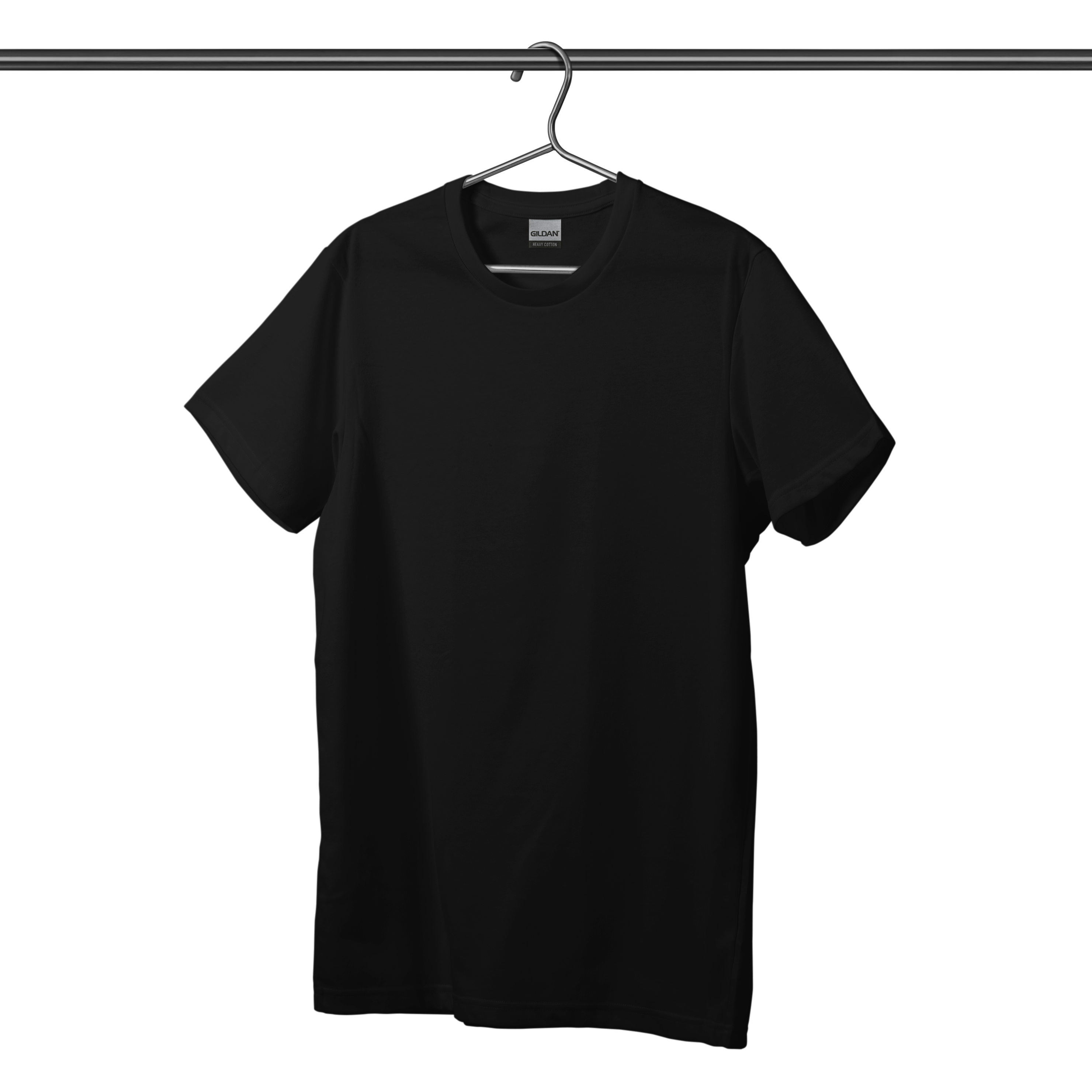 Image of Gildan Heavy Cotton 180gsm Short Sleeve Youth T-shirt Black Small 43 x 56cm