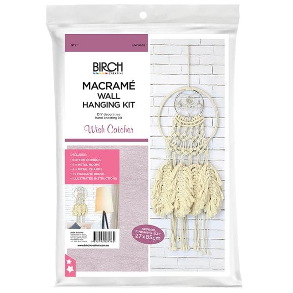 Image of Macrame Wall Hanging Kit - Wish Catcher