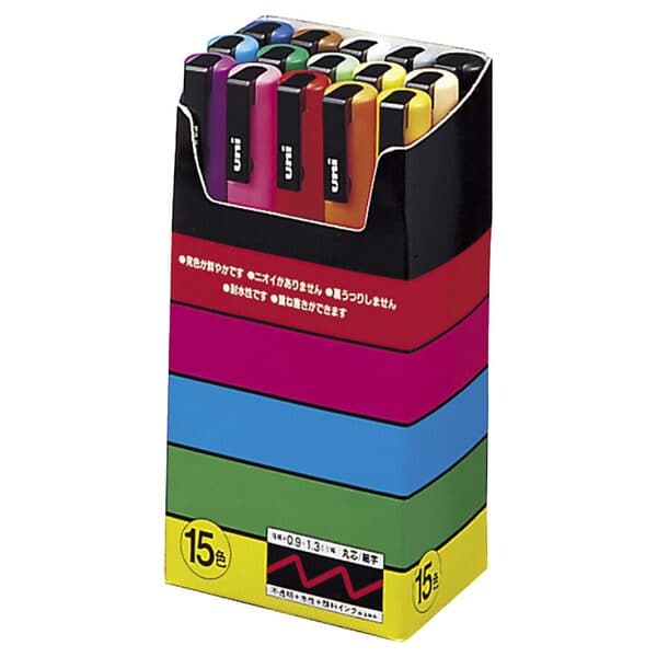 Image of Posca Fine Paint Marker 15 Piece Set