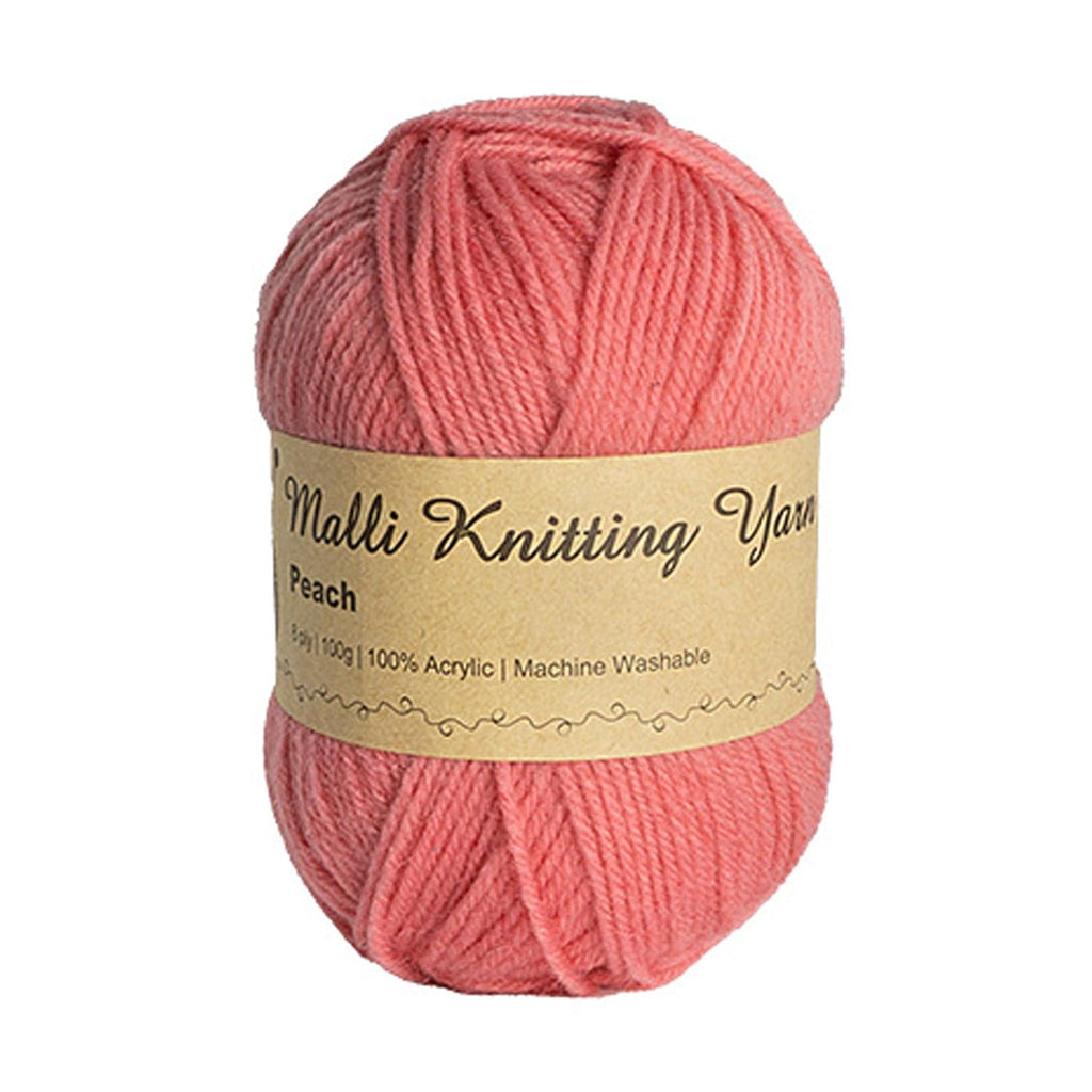 Malli Knitting Yarn Peach Yarn 100g