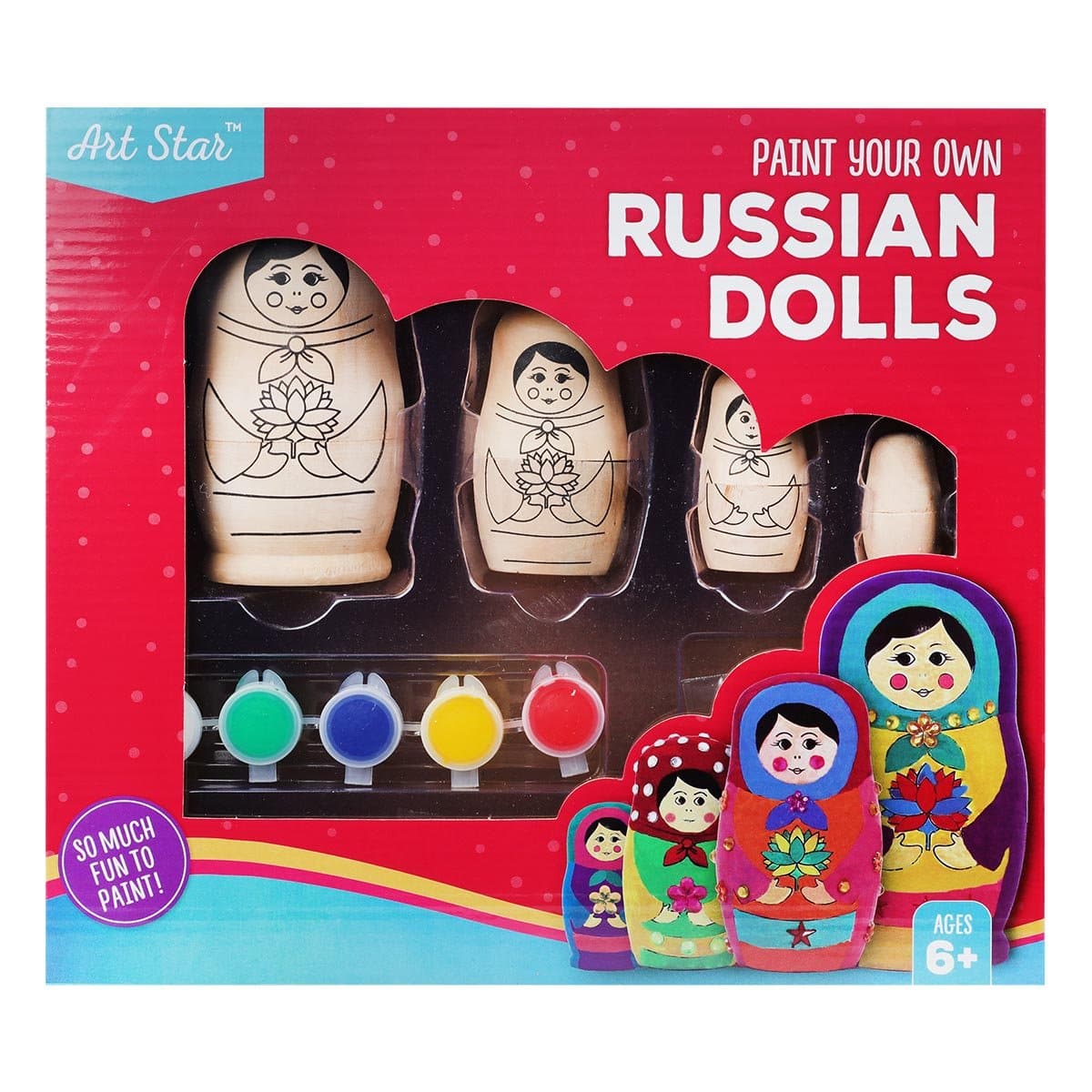 Image of Art Star Paint Your Own Russian Dolls Activity Kit