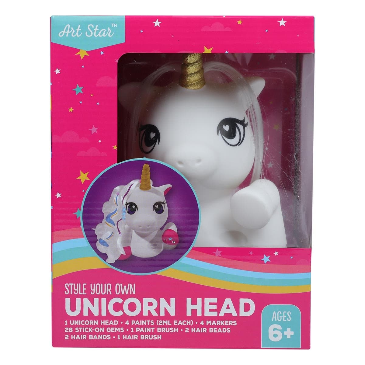 Image of Art Star Style Your Own Unicorn Head