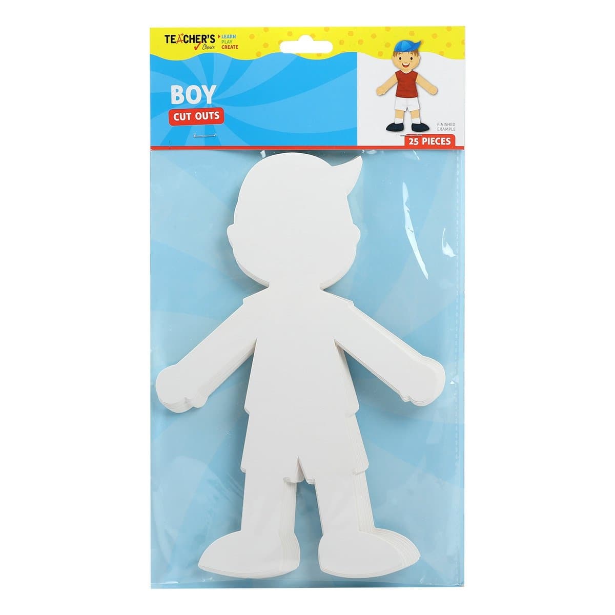 Image of Teacher's Choice Boy Paper Cut Outs 25 Pieces