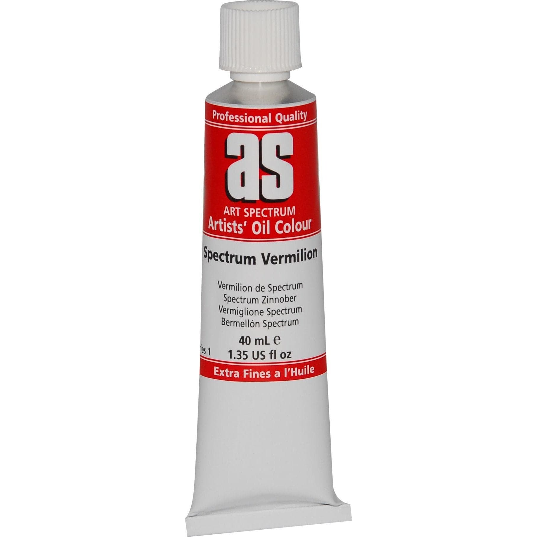 Image of Art Spectrum Oil Paint 40mL Spectrum Vermilion S1