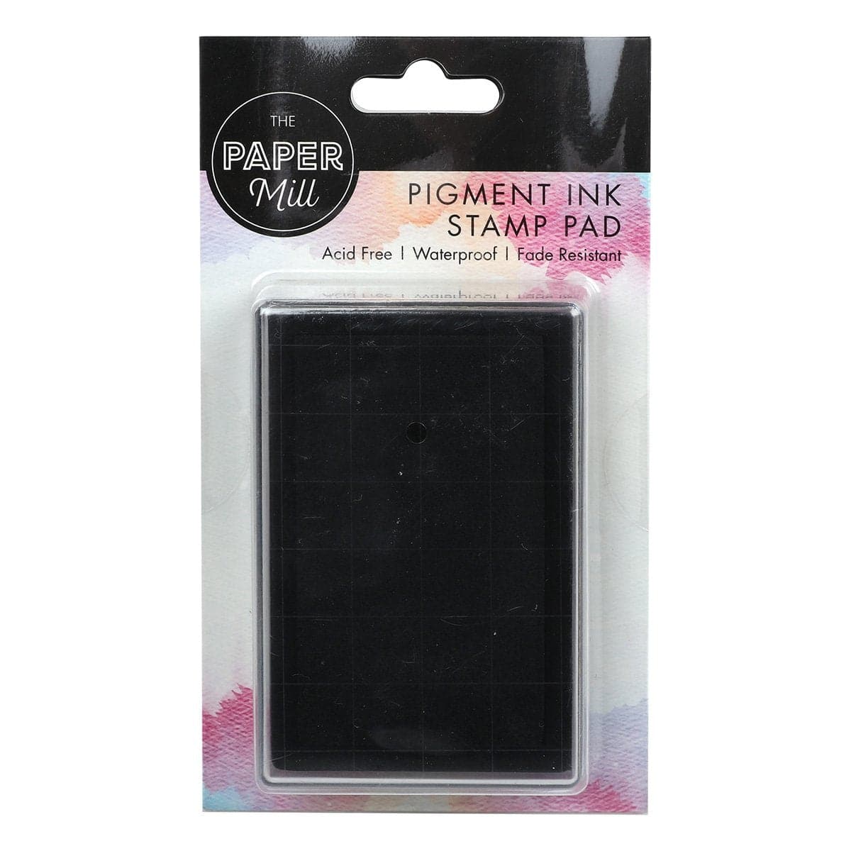 Image of The Paper Mill Ink Stamp Pad Black 89 x 63mm