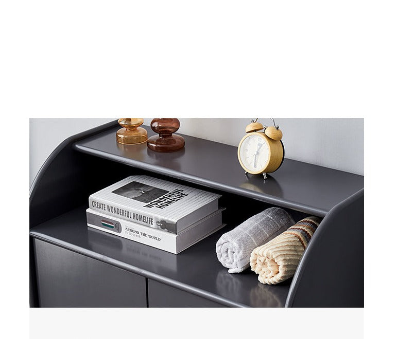 VIVIAN COURTYARD Buffet Cabinet for Cloth, Wine, Shoe Etc ( Grey, Walnut, Natural, White Color )