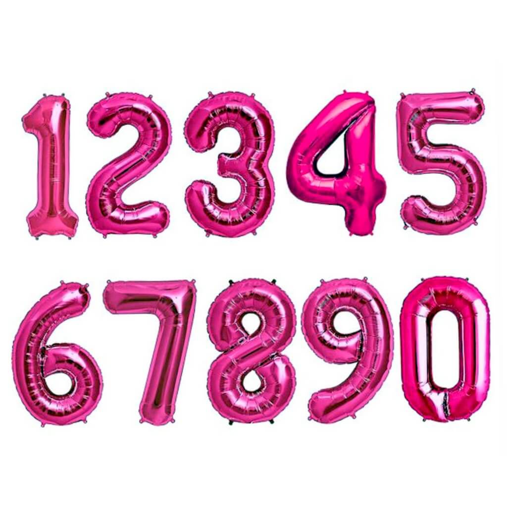 pink number 0