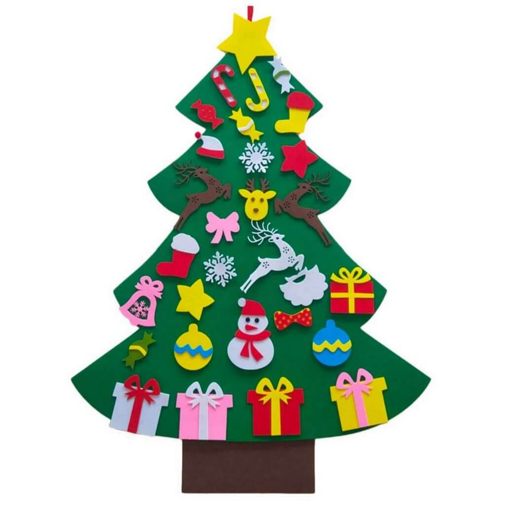 Felt Christmas Tree Kit For Kids - Xmas Gifts - Online Party Supplies