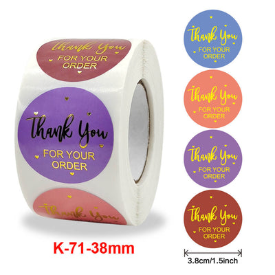 Thank You Stickers - Business Sticker Supplies | Online Party Supplies