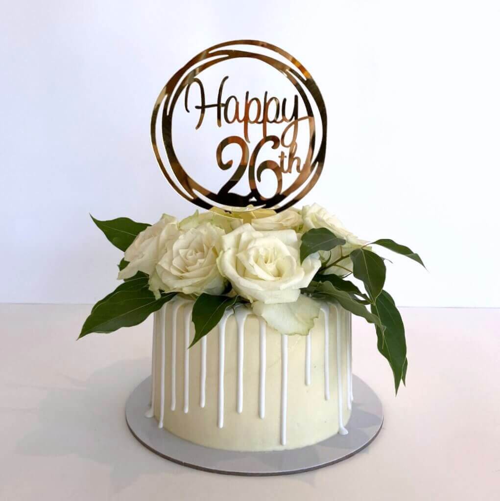 Custom Anniversary Cakes by The Baking Grounds Bakery Café