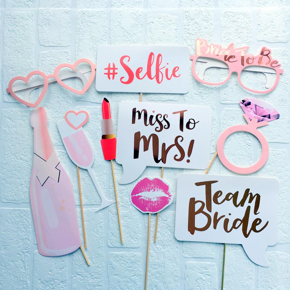 team bride props