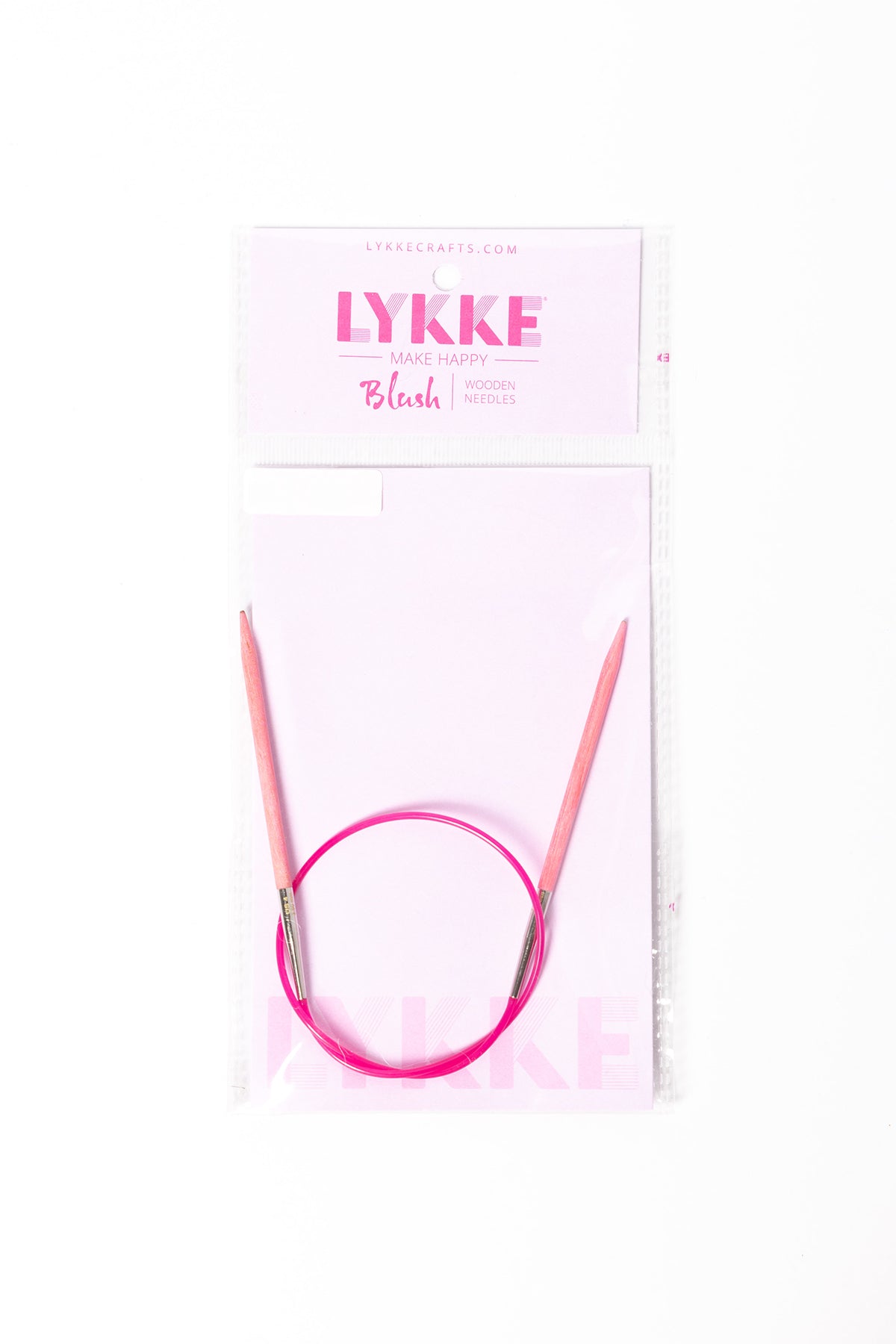 Lykke: Blush Fixed Circular Needles (32”)