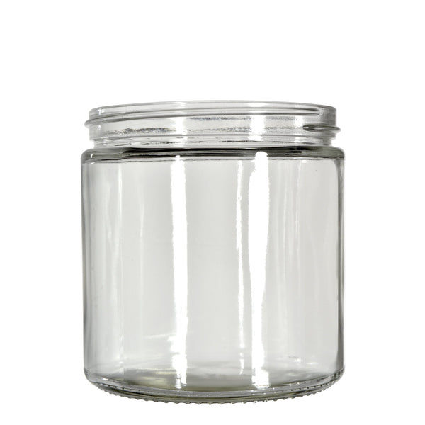 4oz Glass Jars with Black Caps - 7 Grams - 120 Count Glass