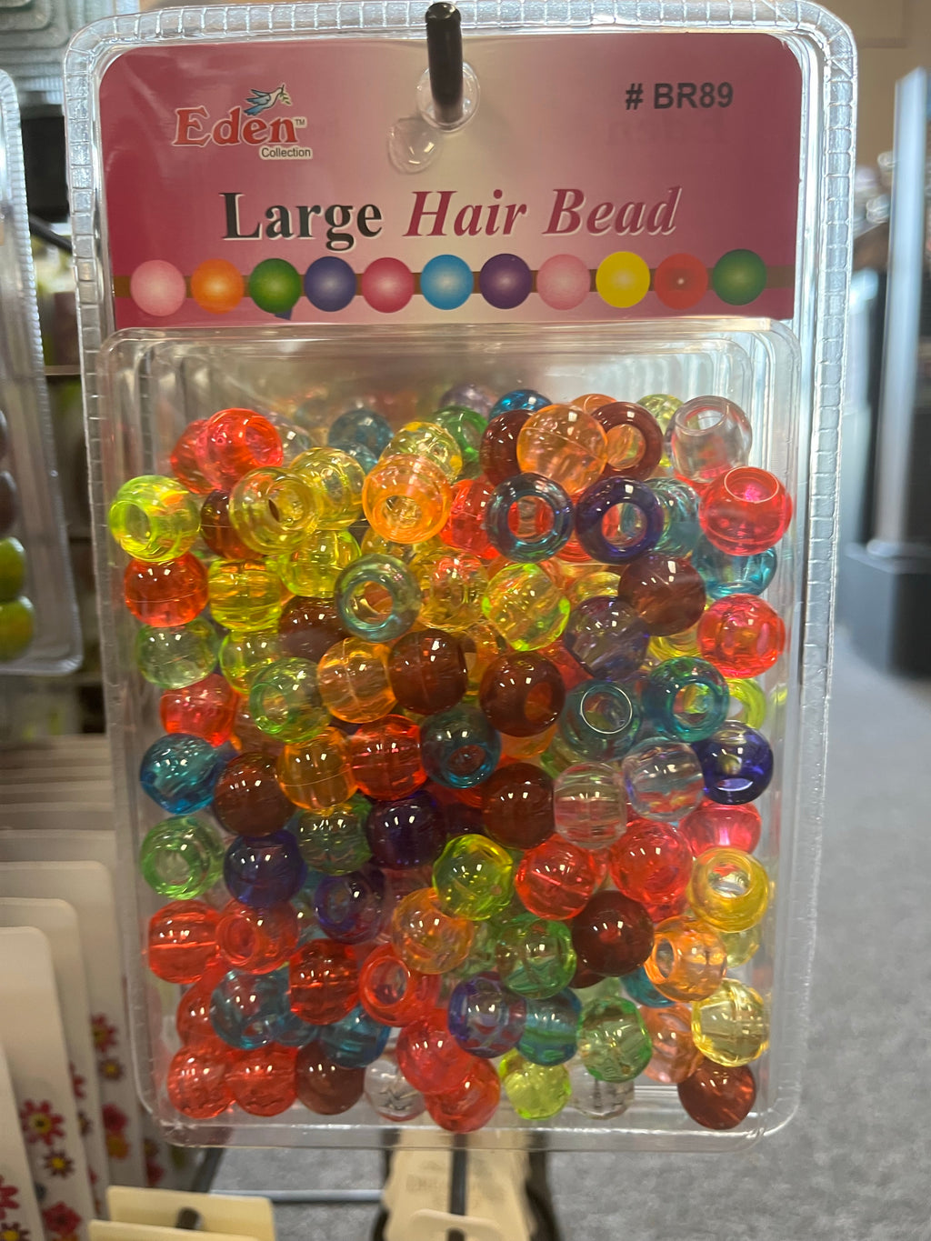 Pony Clear Large Hair Beads – Hair Couture Online