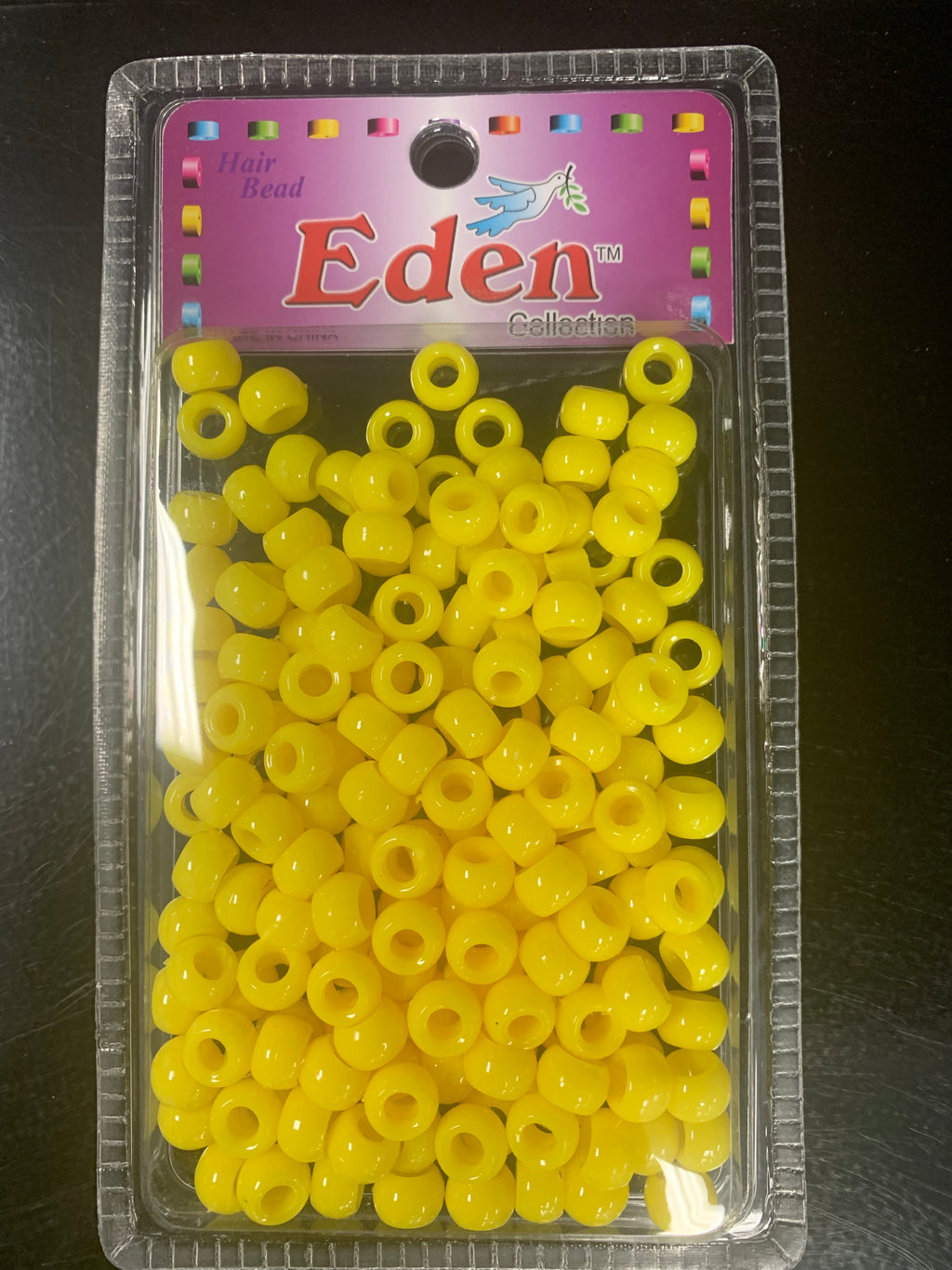Eden Unisex Pony Hair Braiding or Plastic Crafting Beads - Approximately  700 Pcs. (Pink Mix) 