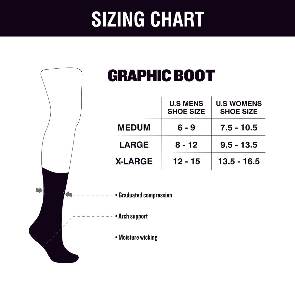 Size Chart Socks – Hooey
