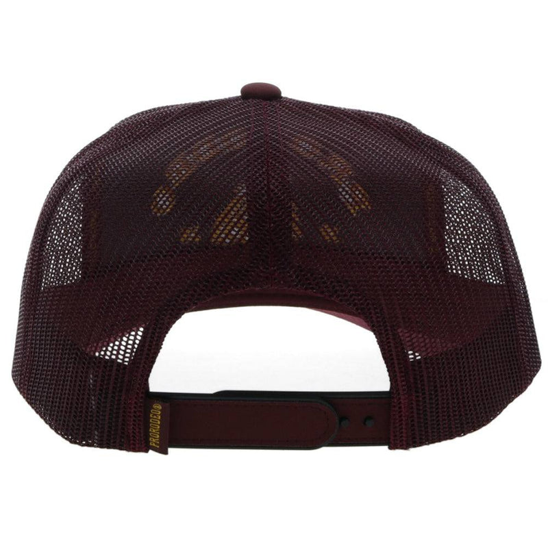 Prorodeo Maroon Hat w/Gold Logo – Hooey