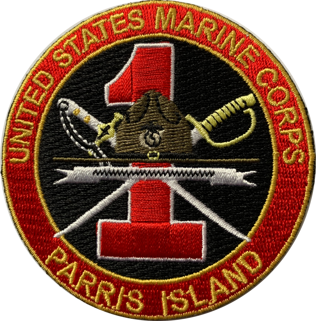 United States Marine Corps First Bn Embroidery Patch Charleston Promotion