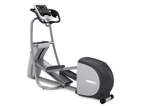 Christopeit Sport Crosstrainer Walker Plata - Bicicleta elíptica Plegable -  hasta 100 kg - Pantalla LCD