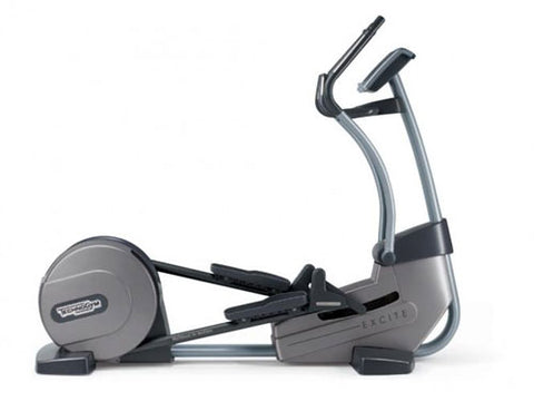 Christopeit Sport Crosstrainer Walker Plata - Bicicleta elíptica Plegable -  hasta 100 kg - Pantalla LCD